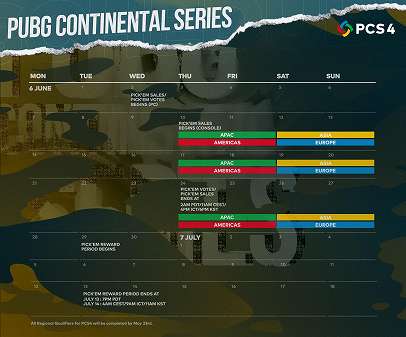 PUBGסPUBG CONTINENTAL SERIES 4ɤγŤȡܸޤۿ󤬸