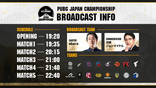 画像ギャラリー No.002のサムネイル画像 / PC版「PUBG JAPAN CHAMPIONSHIP Phase2」GRAND FINALが開幕