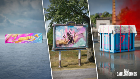 ���������꡼ No.008�Υ���ͥ������ / ��PUBG�פ�7��ǯ��ǰ���٥�Ȥ������档�ޥåס�Erangel�פγع���쥹�ȥ�󤬲ڤ䤫���������졤�ѡ��ƥ�����ʷ�ϵ���ڤ����