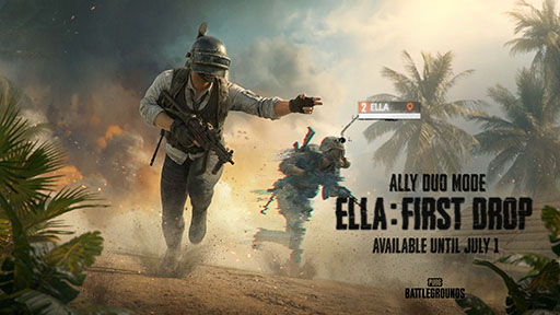 画像ギャラリー No.001のサムネイル画像 / 「PUBG: BATTLEGROUNDS」,AIのチームメイト「Ella」と共闘する新モード「Ally Duo」を限定公開。日本時間7月1日16:00まで楽しめる