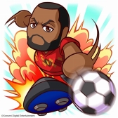 画像ギャラリー No.005のサムネイル画像 / 「実況パワフルサッカー」にアザール,ルカクなどベルギー代表の6選手が登場