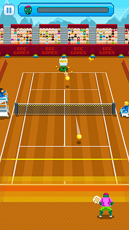 ���������꡼ No.003�Υ���ͥ������ / �ꥺ�ॲ����Τ褦�ʥƥ˥�!?��iOS������������󥲡����One Tap Tennis�פ�Ҳ𤹤�֡ʤۤܡ��������ޥۥ������̿�����1174��