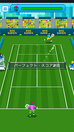 ���������꡼ No.004�Υ���ͥ������ / �ꥺ�ॲ����Τ褦�ʥƥ˥�!?��iOS������������󥲡����One Tap Tennis�פ�Ҳ𤹤�֡ʤۤܡ��������ޥۥ������̿�����1174��