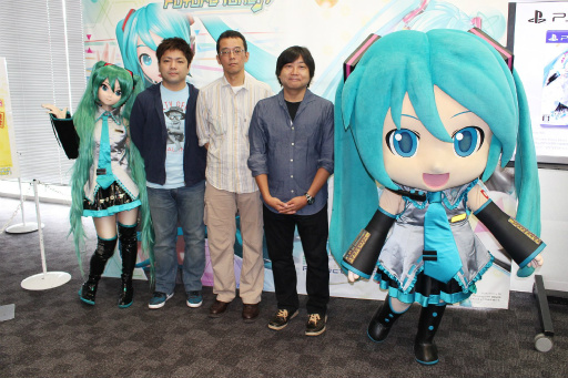 画像ギャラリー No.014のサムネイル画像 / 「SEGA feat. HATSUNE MIKU Project スペシャル体験会」が開催。PS VR対応「初音ミク VR フューチャーライブ」が世界初公開