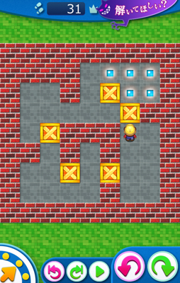 画像ギャラリー No.001のサムネイル画像 / 「倉庫番Touch」,本日アップデートを実施。新たに60面を追加