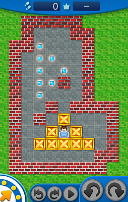 画像ギャラリー No.001のサムネイル画像 / 「倉庫番Touch」がアップデート。面セット「もいちど考えてみよう」などが登場