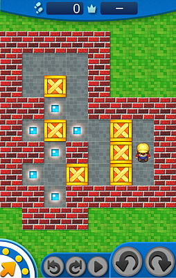 画像ギャラリー No.001のサムネイル画像 / 「倉庫番Touch」がアップデート。新たに40面が追加