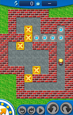 画像ギャラリー No.002のサムネイル画像 / 「倉庫番Touch」がアップデート。新たに40面が追加