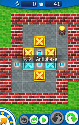 画像ギャラリー No.002のサムネイル画像 / 「倉庫番Touch」新作面セットが無料配信。お馴染みのシンキングラビットも