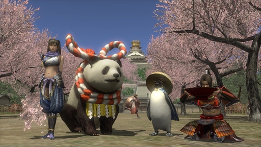 画像ギャラリー No.002のサムネイル画像 / 「信長の野望 Online」,“お供と一緒に春のお花見イベント”が開催