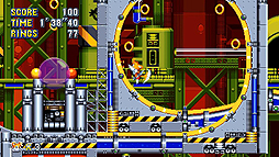 画像ギャラリー No.008のサムネイル画像 / 「ソニックマニア」,「ケミカルプラント」ゾーンでのプレイ動画が公開。オリジナル版からゾーン構成やボス戦,ギミックなどを再構築