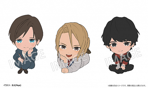 囚われのパルマ」のハルト/アオイ/チアキがソフビフィギュアに。イー