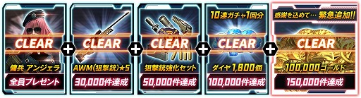 画像ギャラリー No.002のサムネイル画像 / 「HIDE AND FIRE」,事前登録者数が15万人突破。10万ゴールドの追加配布が決定