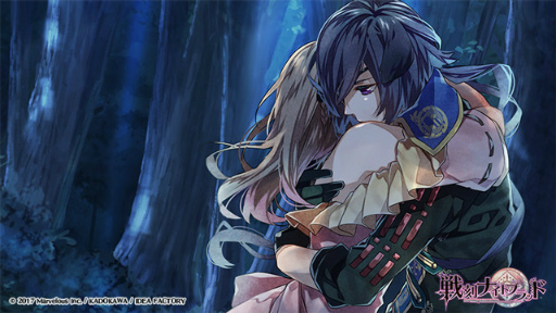 画像ギャラリー No.003のサムネイル画像 / 「戦刻ナイトブラッド」，武将たちとの“吸血シーンイベントCG”が公開