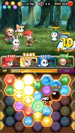 画像ギャラリー No.003のサムネイル画像 / 「LINE パズルフレンズ」,iOS/Android版の事前登録受付を開始