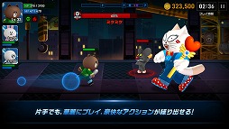 画像ギャラリー No.004のサムネイル画像 / LINEのキャラが暴れ回る「LINE ファイター」,iOS/Android版の事前登録受付を開始