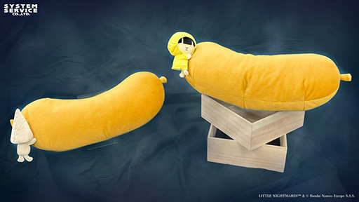 画像ギャラリー No.001のサムネイル画像 / 「リトルナイトメア」の「ソーセージぬいぐるみXL」が6月4週よりアミューズメント景品として順次登場。思わず“食べたくなっちゃう”かわいさ