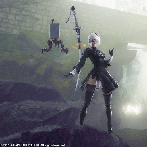 NieR:Automata」のヨルハ二号B型と機械生命体がブリングアーツで登場