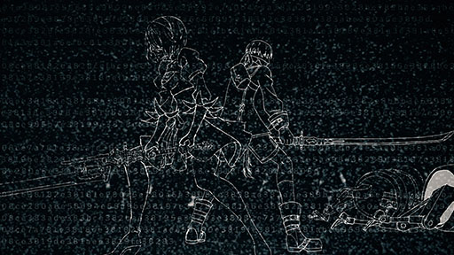 画像ギャラリー No.002のサムネイル画像 / TVアニメ「NieR:Automata Ver1.1a」,第2クールの第2弾キービジュアルを公開。横たわる「9S」と「A2」の姿が描かれる