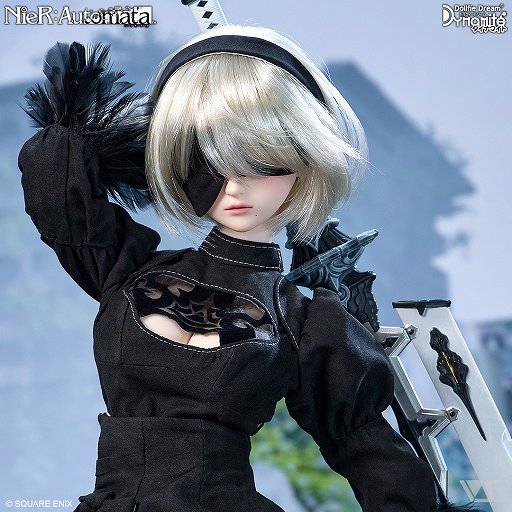 画像ギャラリー No.002のサムネイル画像 / 「NieR」シリーズの2Bとカイネがボークスドールシリーズ「ドルフィードリーム」に。各11万円で予約受付中,2027年秋にお届け予定