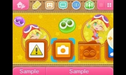 画像ギャラリー No.004のサムネイル画像 / 3DSテーマに「ぷよぷよクロニクル」のアミティとりんごが登場。セット販売も