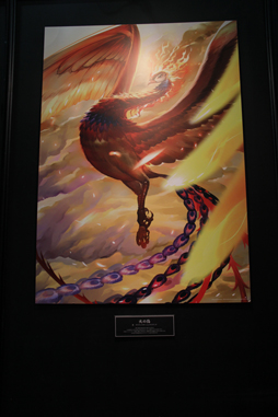 画像ギャラリー No.017のサムネイル画像 / 天野喜孝氏が描く「火の鳥」の原画も展示中。東京コミコン会場で「アトム:時空の果て」を制作するアクティブゲーミングメディアブースを取材