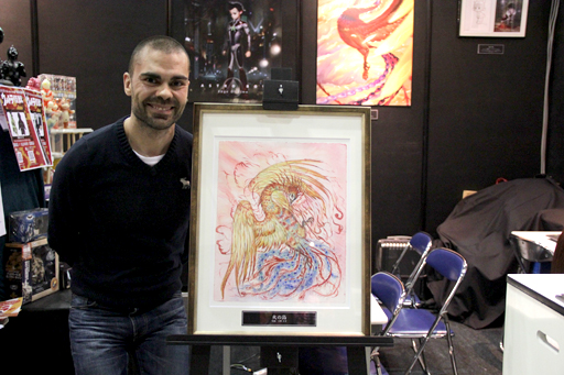 画像ギャラリー No.018のサムネイル画像 / 天野喜孝氏が描く「火の鳥」の原画も展示中。東京コミコン会場で「アトム:時空の果て」を制作するアクティブゲーミングメディアブースを取材