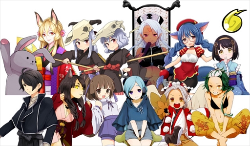 画像ギャラリー No.002のサムネイル画像 / 「RPGツクール フェス」,「妖怪百姫たん!」からおなじみの妖怪14体が無料DLCに登場