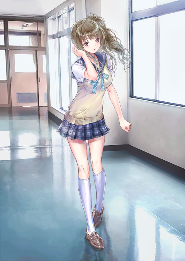 画像集 004 Blue Reflection 幻に舞う少女の剣 スタイル抜群の美少女