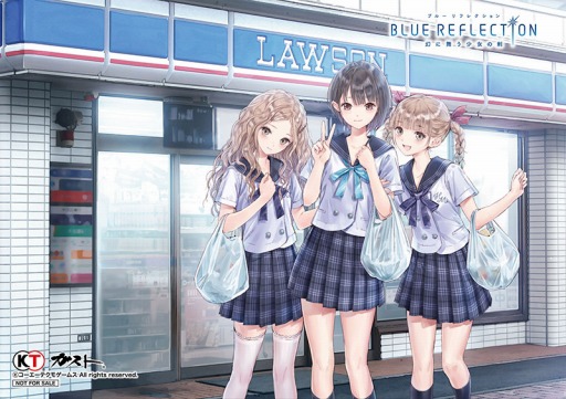 画像ギャラリー No.002のサムネイル画像 / 「BLUE REFLECTION」，全国のローソンで日菜子による店内放送を実施