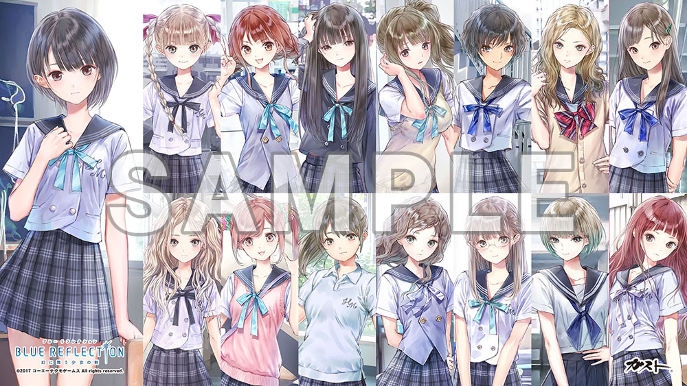 画像集 003 Blue Reflection ガストショップ購入特典に限定壁紙が追加