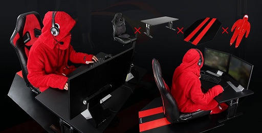 Bauhutteのゲーマー向け座椅子に新色 黒 赤 黒 青 が加わる 大判のチェアマットも登場