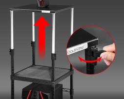 画像ギャラリー No.006のサムネイル画像 / Bauhutte,ゲーマー向けのプロジェクタラックと昇降式スピーカースタンドを発表。「部屋全体をゲーム空間へ改造」がテーマ