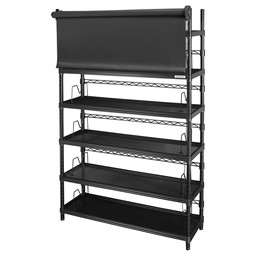 画像ギャラリー No.017のサムネイル画像 / Bauhutte，「ゲーム中に気が散る要因となる小物を隠せる」と謳うロールスクリーン付きラックを発売