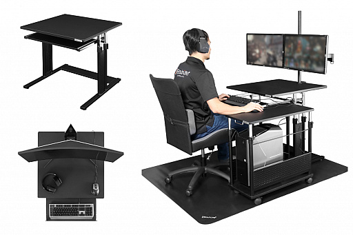 Bauhutte 狭い部屋でゲームをプレイする人 向けとなる700 700mmサイズのデスクを発売