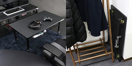 画像ギャラリー No.002のサムネイル画像 / 高さ調整機能を備えたゲーマー向けちゃぶ台がBauhutteから。不要なときは畳んでしまえる