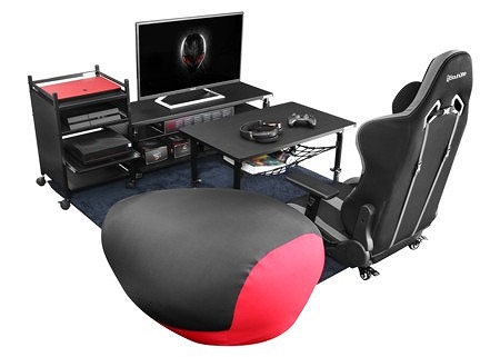 画像ギャラリー No.005のサムネイル画像 / 高さ調整機能を備えたゲーマー向けちゃぶ台がBauhutteから。不要なときは畳んでしまえる