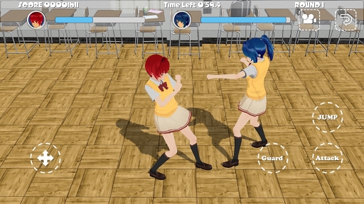 画像ギャラリー No.005のサムネイル画像 / 青春ラブコメ系かと思いきやガチンコタイマン。スマホ向け格闘ゲーム「スクールファイター」を紹介する「(ほぼ)日刊スマホゲーム通信」第1218回