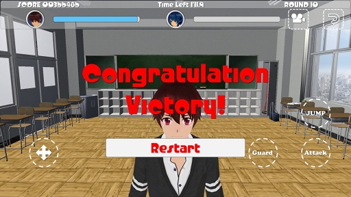 画像ギャラリー No.006のサムネイル画像 / 青春ラブコメ系かと思いきやガチンコタイマン。スマホ向け格闘ゲーム「スクールファイター」を紹介する「(ほぼ)日刊スマホゲーム通信」第1218回