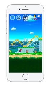 画像集 No.002のサムネイル画像 / iOS版「スーパーマリオ ラン」，12月15日より全世界151の国と地域で無料配信開始。日本では1200円でゲームのすべてをプレイ可能