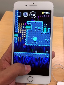 画像ギャラリー No.003のサムネイル画像 / 1週間後の配信開始を控えた任天堂のスマホアプリ「スーパーマリオ ラン」がApple Storeで一足早くプレイできる