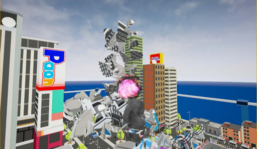 画像ギャラリー No.018のサムネイル画像 / カプコンのアミューズメント施設向けVRゲーム「特撮体感VR 大怪獣カプドン」を先行体験。最新テクノロジーによる究極の怪獣ごっこが楽しめる