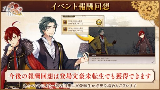 画像ギャラリー No.003のサムネイル画像 / 「文豪とアルケミスト」，イベント「調査任務-三つ巴雪合戦 聖夜ノ陣-」開催。期間限定召装も