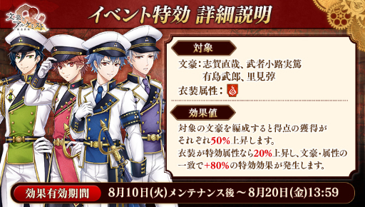 画像ギャラリー No.002のサムネイル画像 / 「文豪とアルケミスト」,イベント“キャロル in ワンダーランド”の後編と限定召喚を同時開催