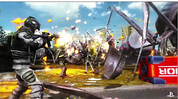 画像ギャラリー No.003のサムネイル画像 / PS4で「地球防衛軍5」が2017年に発売。直立する巨大なカエルのような敵が登場