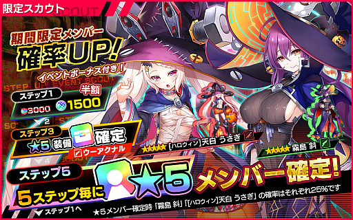 画像ギャラリー No.005のサムネイル画像 / 「凍京NECRO SUICIDE MISSION」,霧島 斜など新メンバー登場のハロウィンイベントが開催