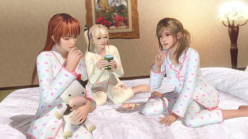 画像ギャラリー No.007のサムネイル画像 / 「DEAD OR ALIVE Xtreme Venus Vacation」，イベント「はじめてのパジャマパーティー」が開始