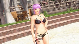 画像ギャラリー No.001のサムネイル画像 / 「DOAXVV」に新SSR水着「シャドウイリス(あやね)」と「ダークイリス(かすみ)」が登場