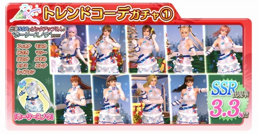 ���������꡼ No.006�Υ���ͥ������ / ��DOA XVV�ס�SSR�и���Ψ��3�ܤΥȥ��ɥ����ǥ����㤬���š�����SSR���夬�о�