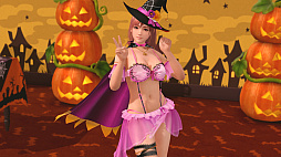 画像ギャラリー No.011のサムネイル画像 / 「DOAXVV」，ハロウィンキャンペーン 第1弾を開始。なつかしコーデガチャが最大で70連無料に